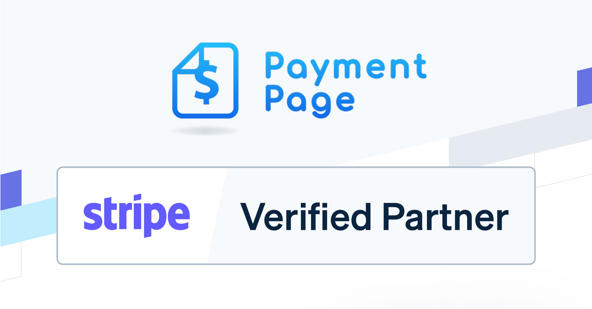 Payment Page is a Stripe verified partner.