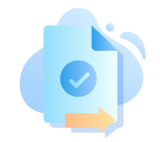 This Icon Represents Single Page Checkout with Payment Page